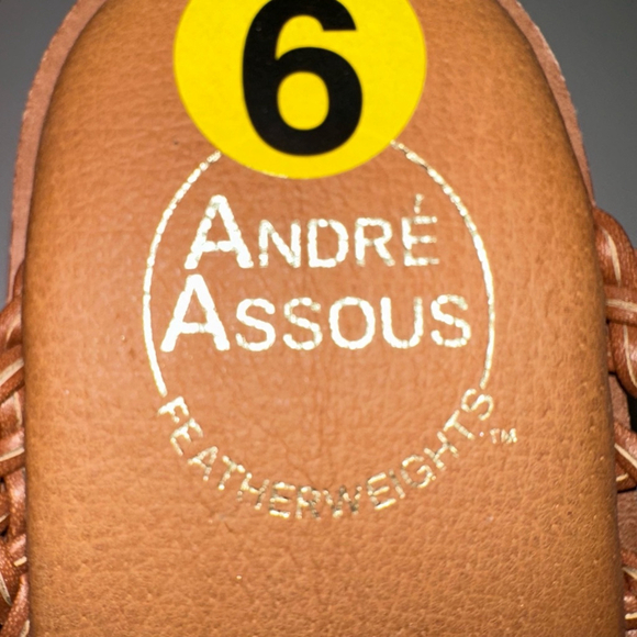 André Assous Bryana Women’s Woven Wedge Sandals Brown Size 9 M NEW - Picture 4 of 13